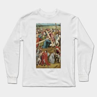 Christ Carrying the Cross, Christ Child - Hieronymus Bosch Long Sleeve T-Shirt